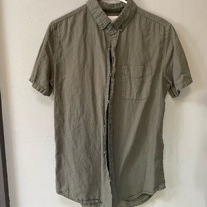 Green Linen Shirt